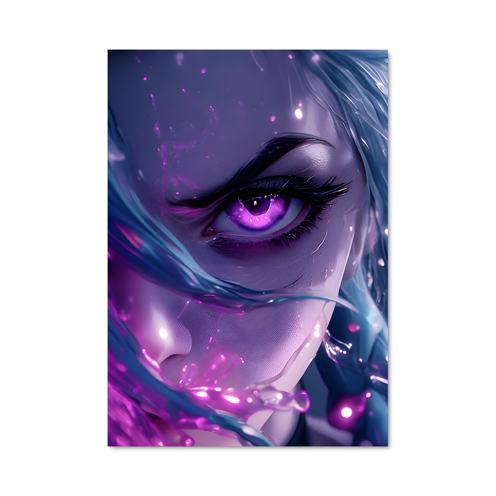 Poster Jinx en Folie – affiche League Of Legends